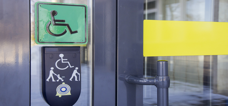 automatic handicap door opener in Lemoore Station