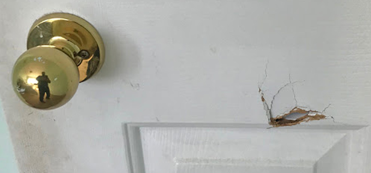 interior door hole repair Lemoore Station