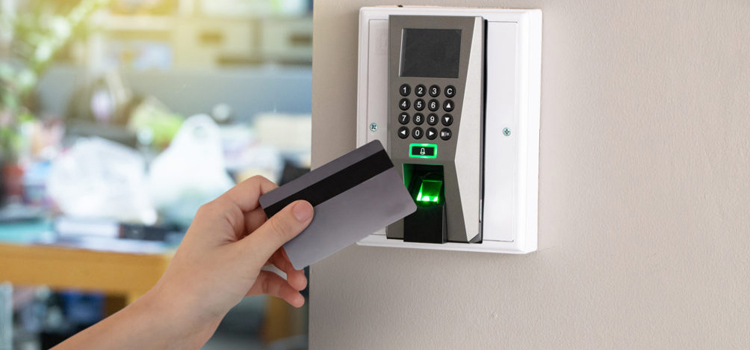 key card entry system Lemoore Station