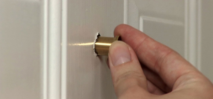 peephole door repair in Lemoore Station