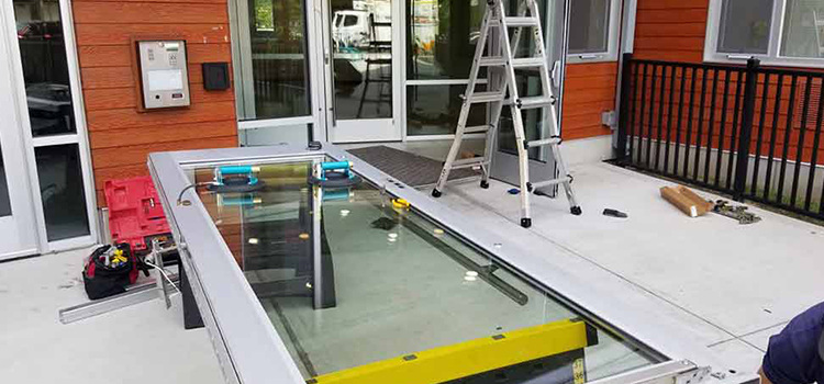 storefront door glass replacement Lemoore Station